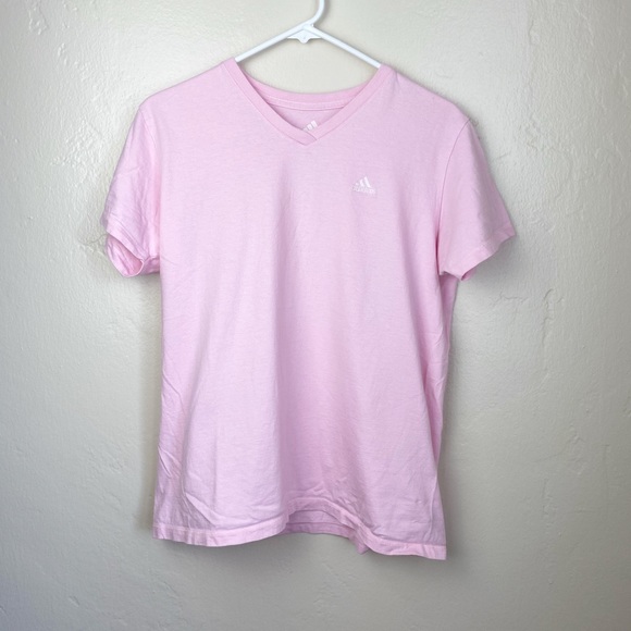 adidas Tops - 🌻 Adidas | Baby Pink Short Sleeve Tee